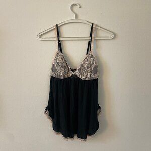 VICTORIAS SECRET LACE TEDDY TOP